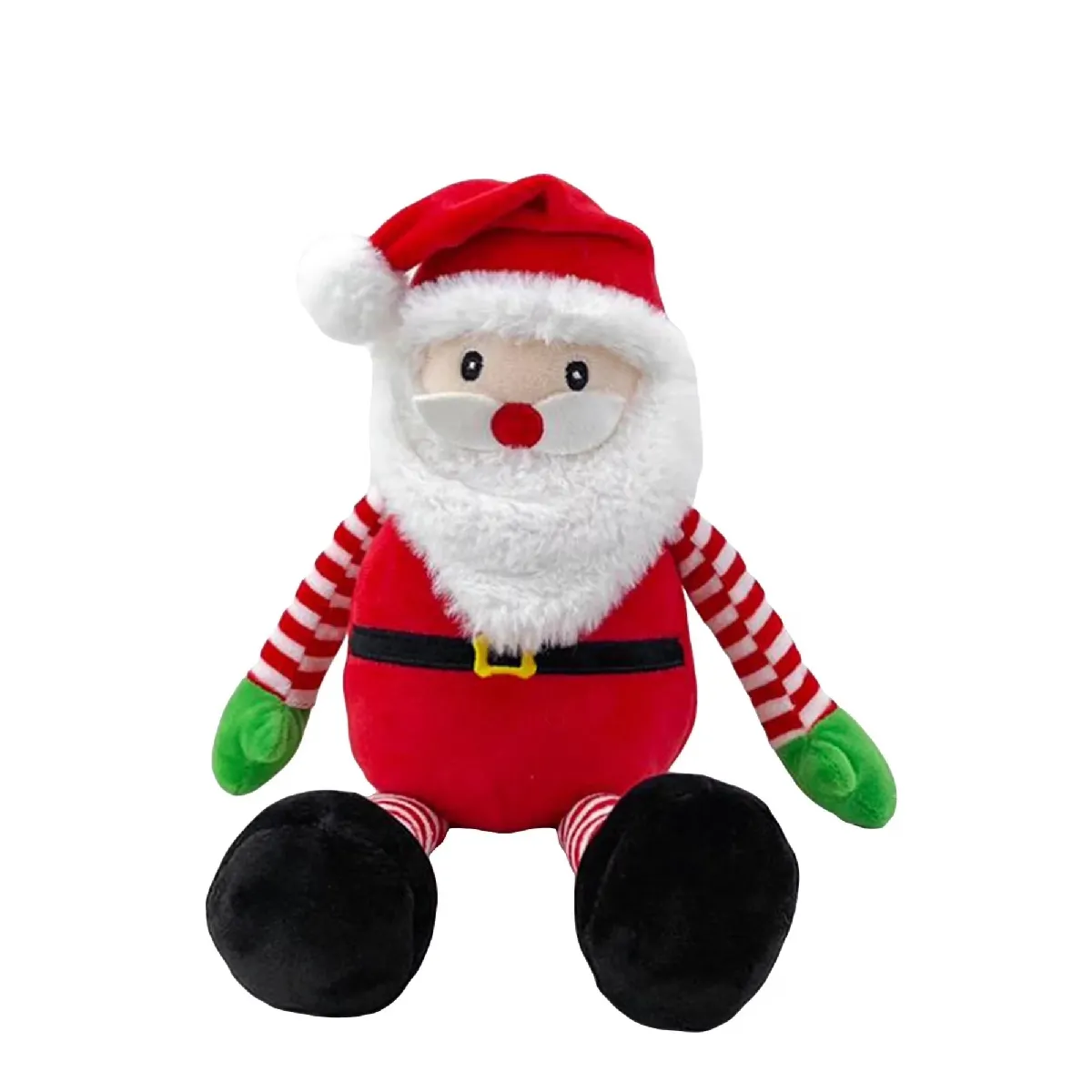 Arzopa peluche Père Noël jouet électronique - Rouge