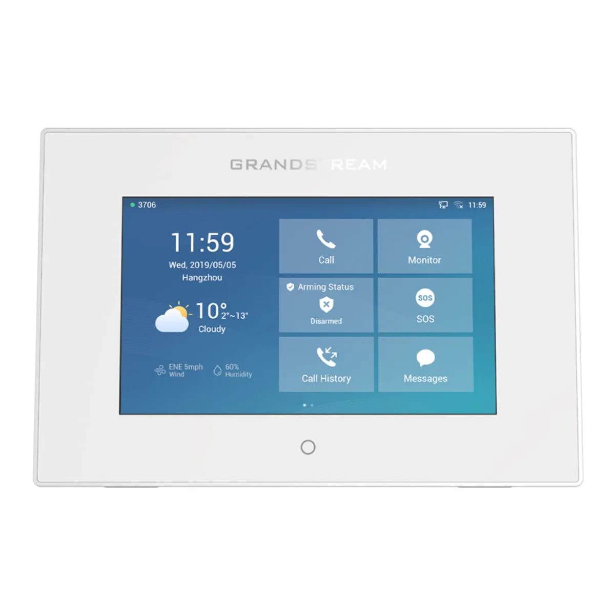 Grandstream Blanc Interphone Gsc3570 Wi-Fi