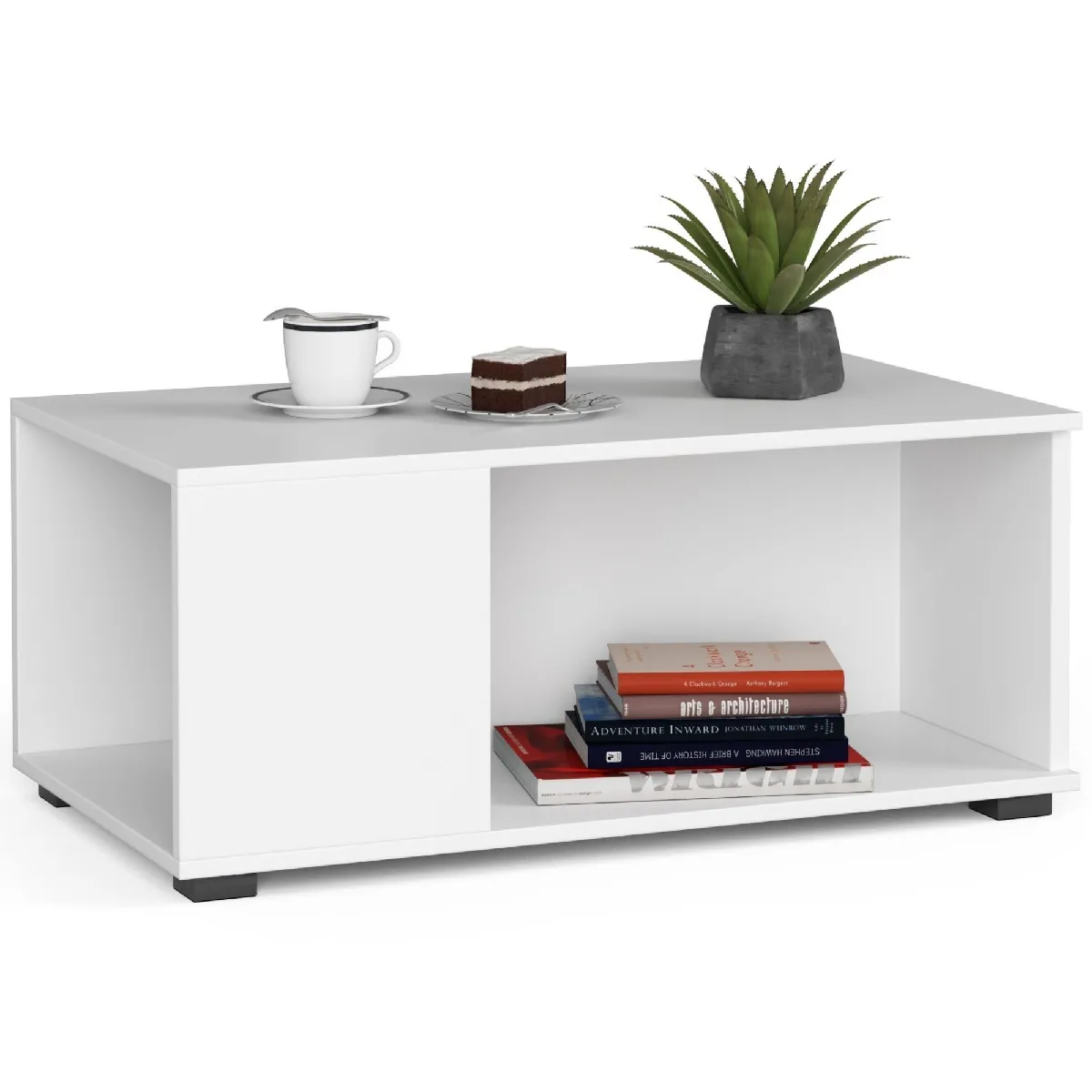 Comparer les prix de Akord Table Basse Juliet Blanc 90X51X38