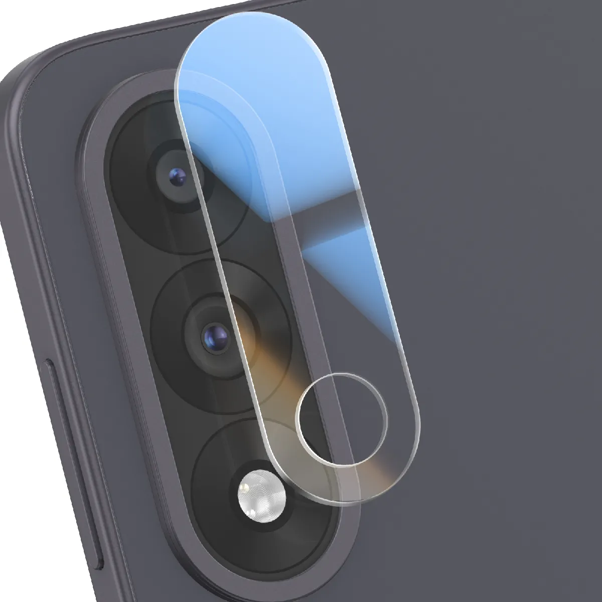 Imak Transparent Protection D'objectif Caméra Pour Oneplus Nord 5 Ultra-Résistant - Neuf - Image 2