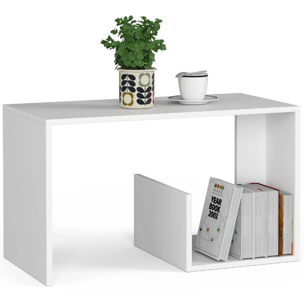 Meilleurs prix pour Akord Table Basse Paul Blanc 80X40X45