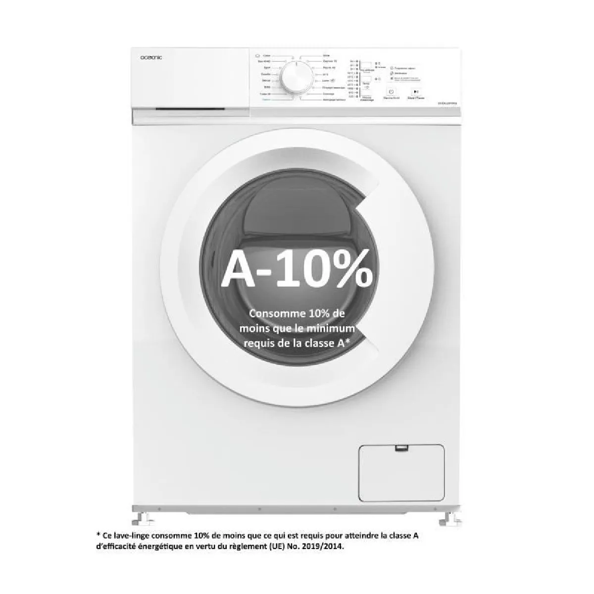 Oceanic Lave-Linge Hublot Oceall610wa 6 Kg Induction 1000 Tr/Min - Image 4