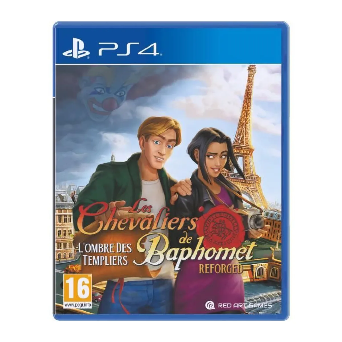 Jeu Switch Les Chevaliers De Baphomet - L'Ombre Des Templiers Reforged - Red Art Games Neuf Scellé