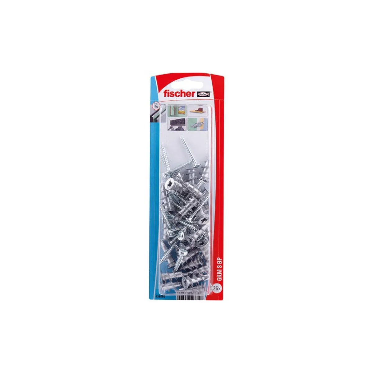 FISCHER Cheville autopercée metal gkm bp Blister de - vue 2