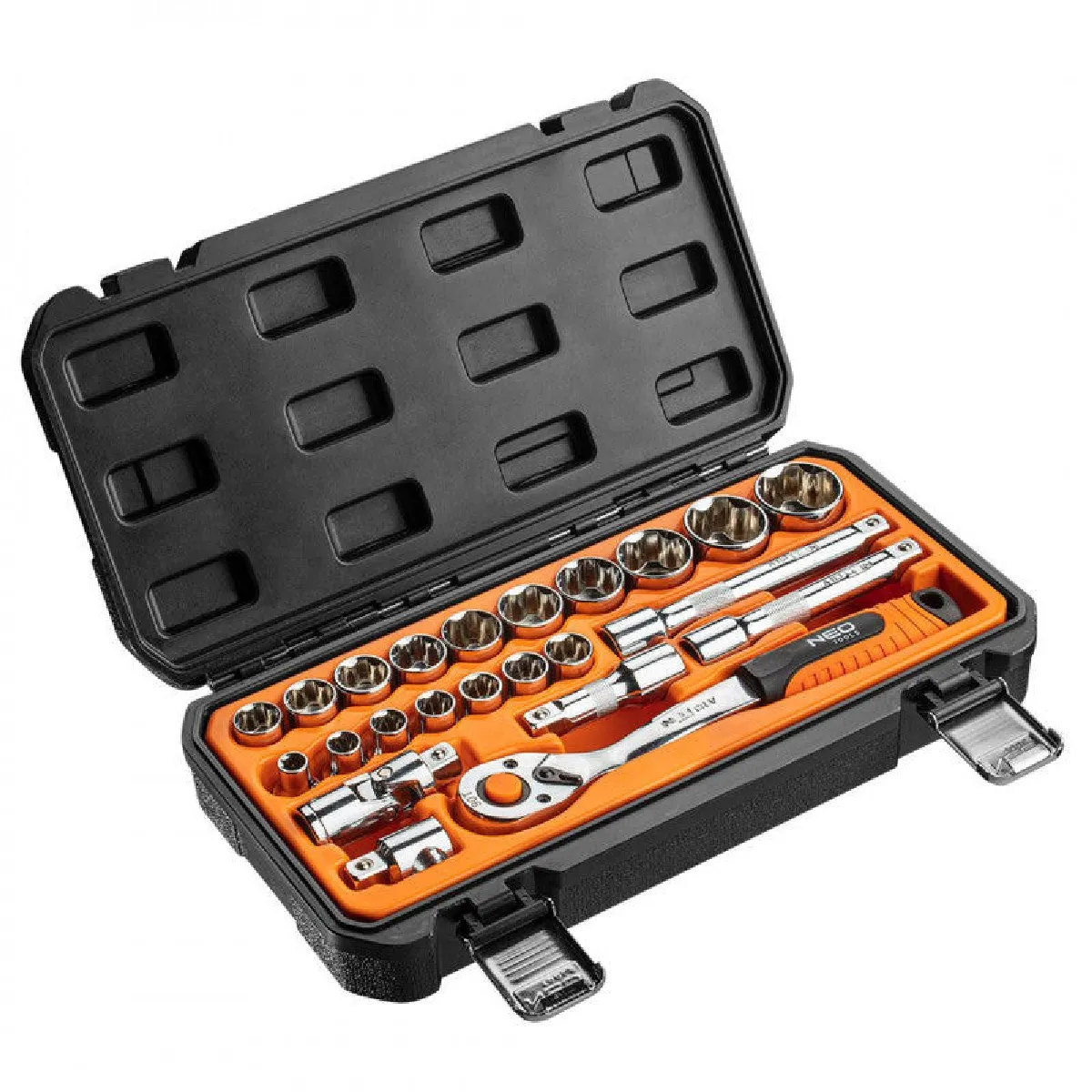Neo Tools Coffret Clés À Douille 1/2 - 23 Pièces
