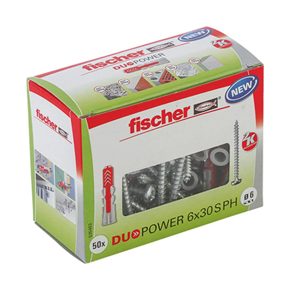 Fischer Chevilles DUOPOWER 10x50 mm 25 pcs