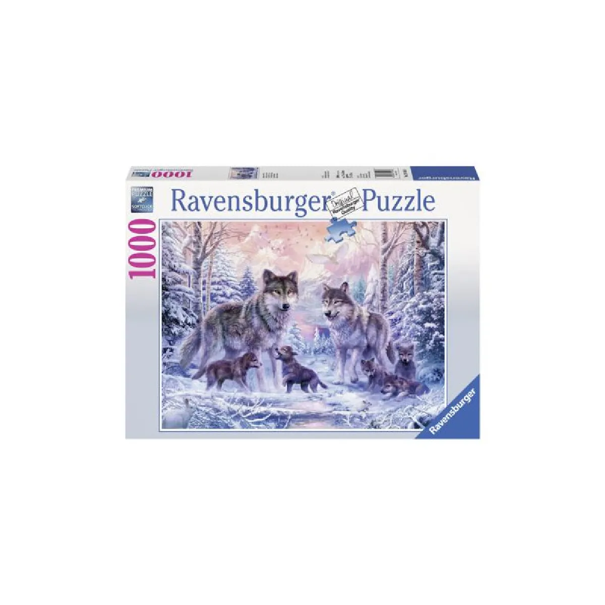 Puzzle 1000 pièces Loups arctiques Ravensburger France - vue 8