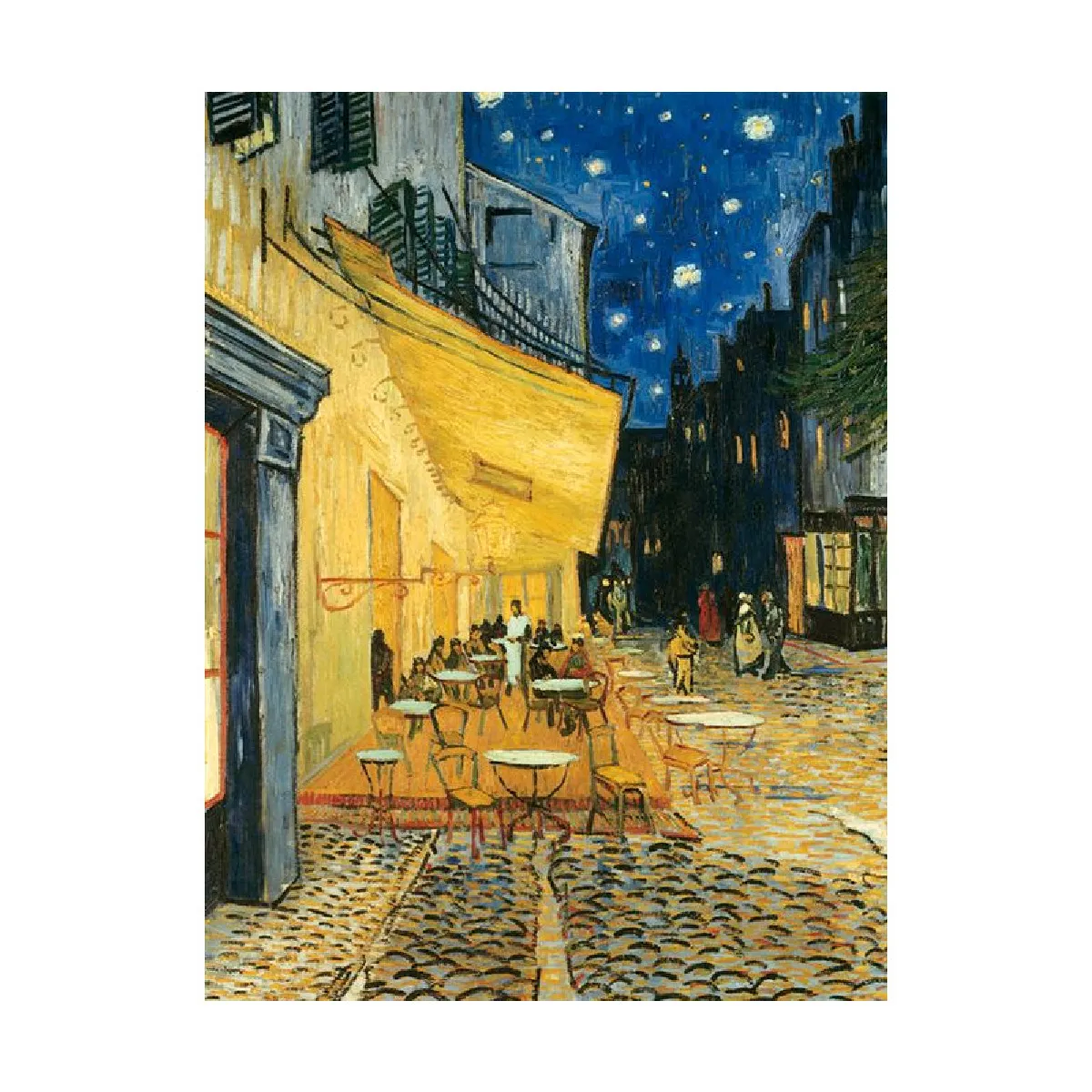 Puzzle 1000 pièces Art collection Vincent Van Gogh : Terrasse de café le soir Ravensburger France - vue 10