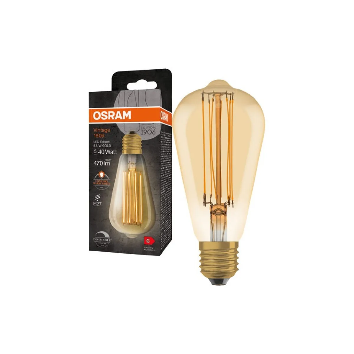 Osram Ampoule Led Vintage Edison E27