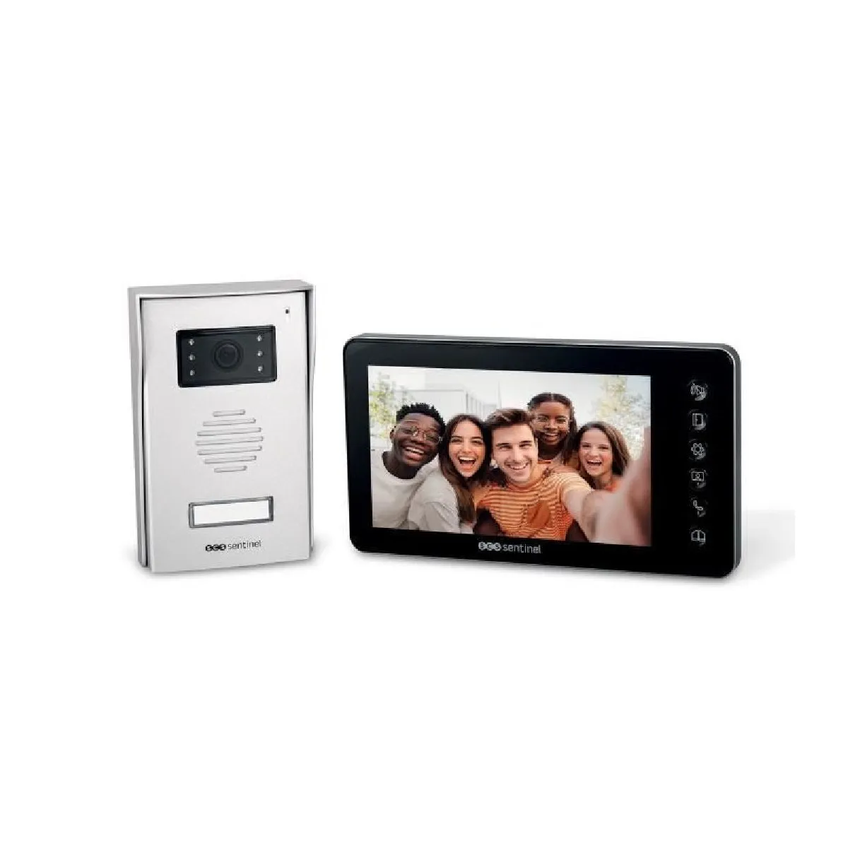 Scs Sentinel Interphone Vidéo Filaire - Visiofirst 7 - Écran 7 - Garantie 3 Ans
