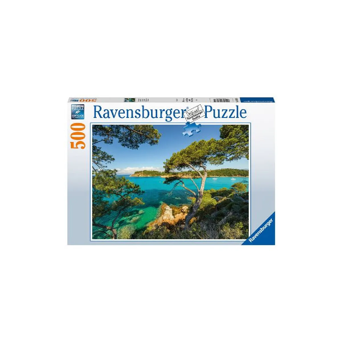 Puzzle 500 pièces Vue sur la mer Ravensburger France - vue 2