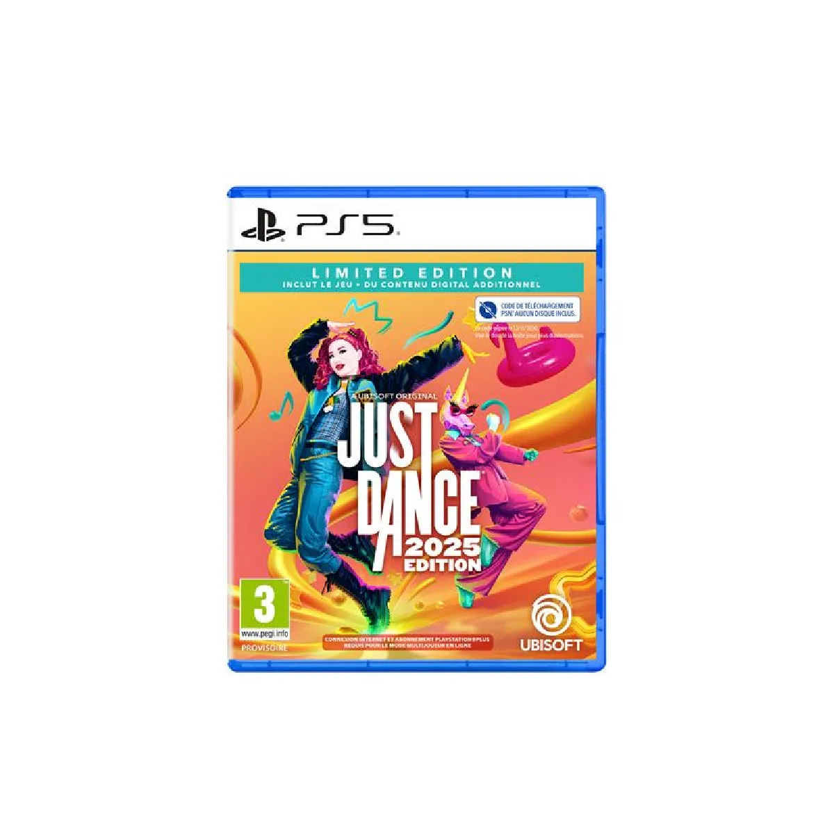 Just Dance 2025 Edition Limitée Exclusive Fnac Code in a box PS5 - vue 3
