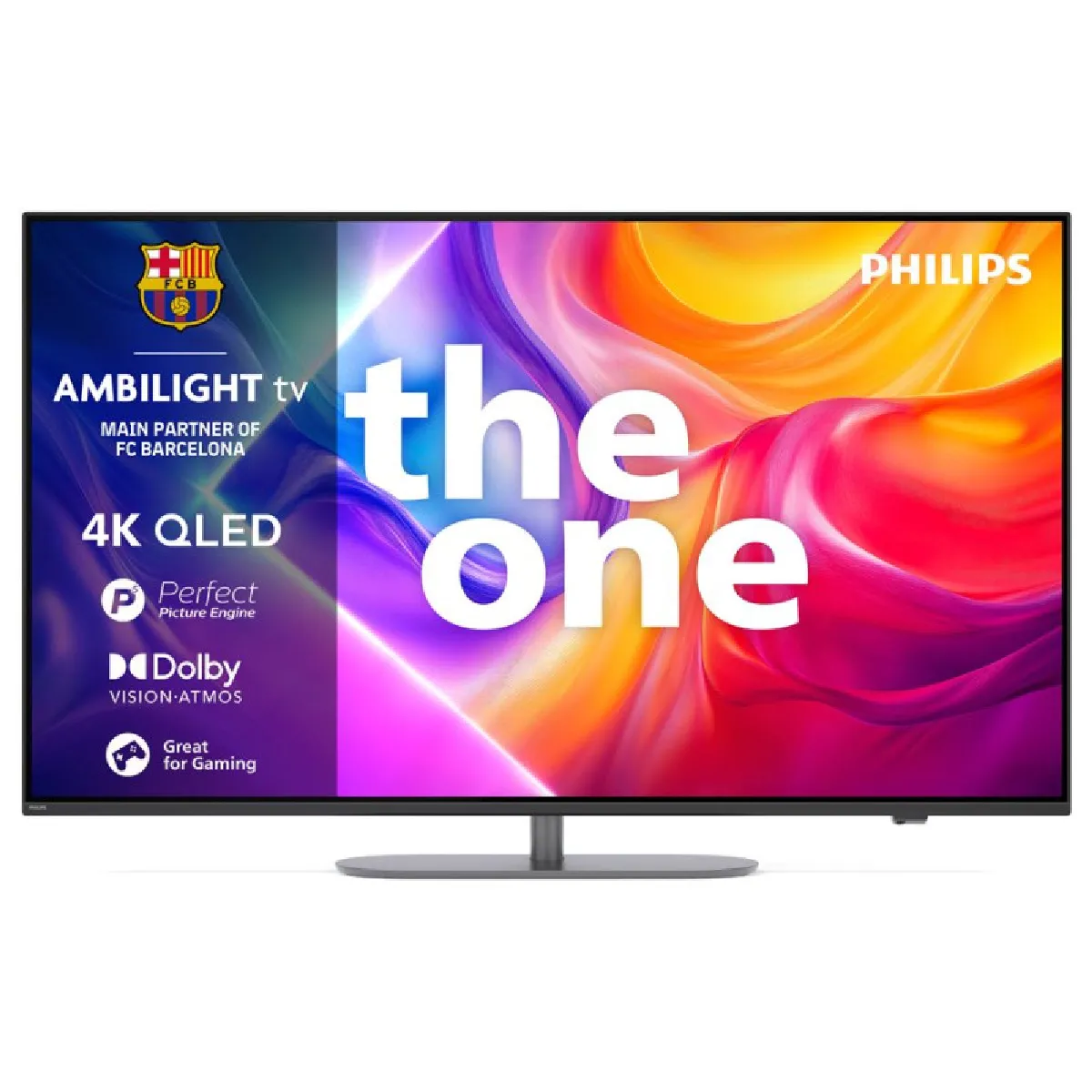 TV QLED Philips The One 65PUS9050 164 cm 4K UHD Ambilight 2025 métal - vue 7