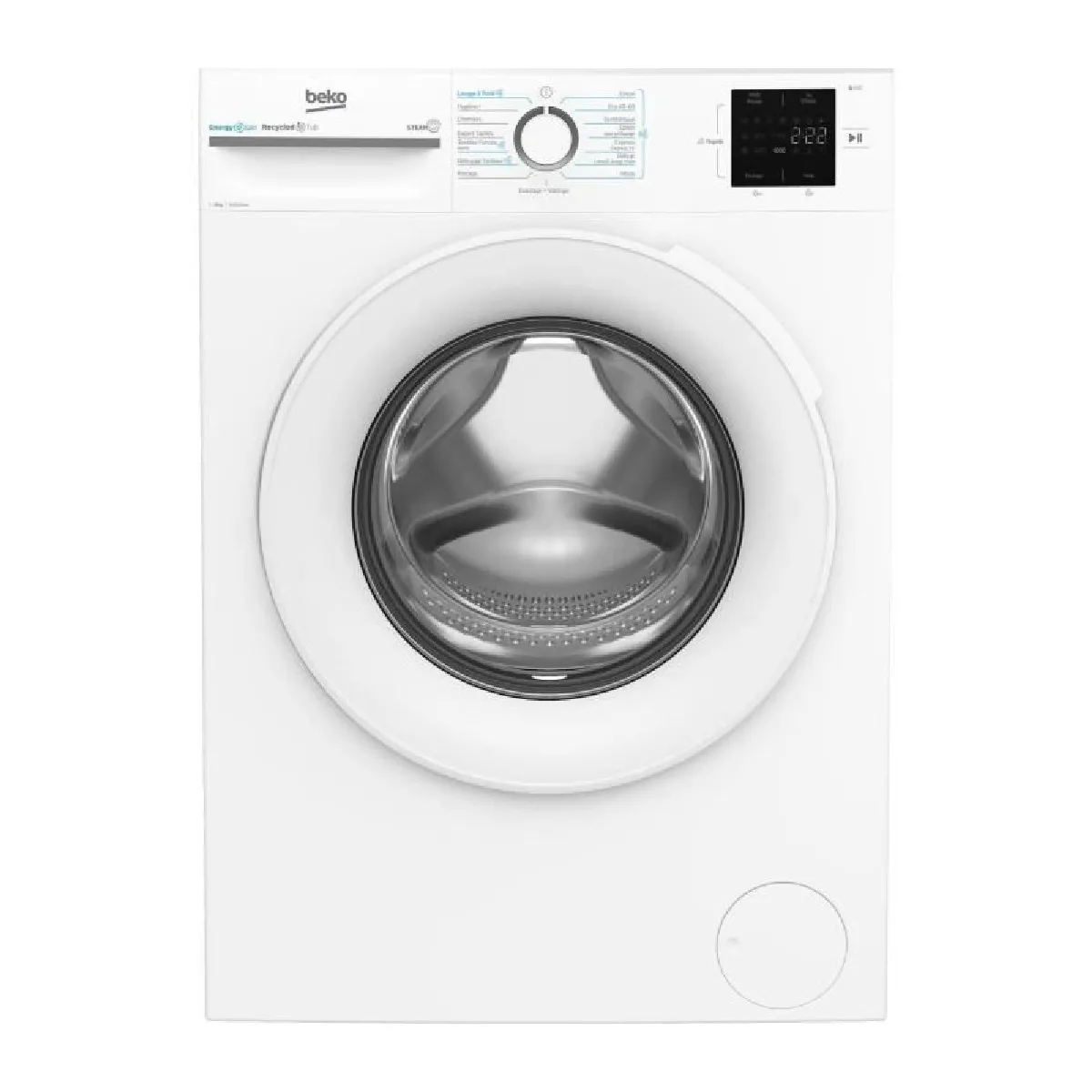 Lave linge hublot BEKO LLFT39411 9 kg Induction L60cm 1400 trsmin Classe A - vue 2