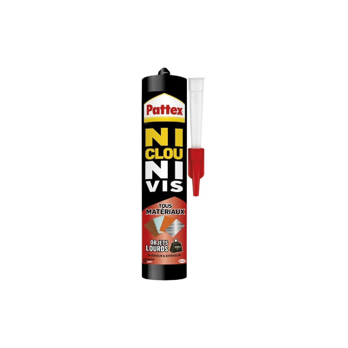 Pattex Blanc Colle Ni Clous Ni Vis Objets Lourds, 460G - Image 4