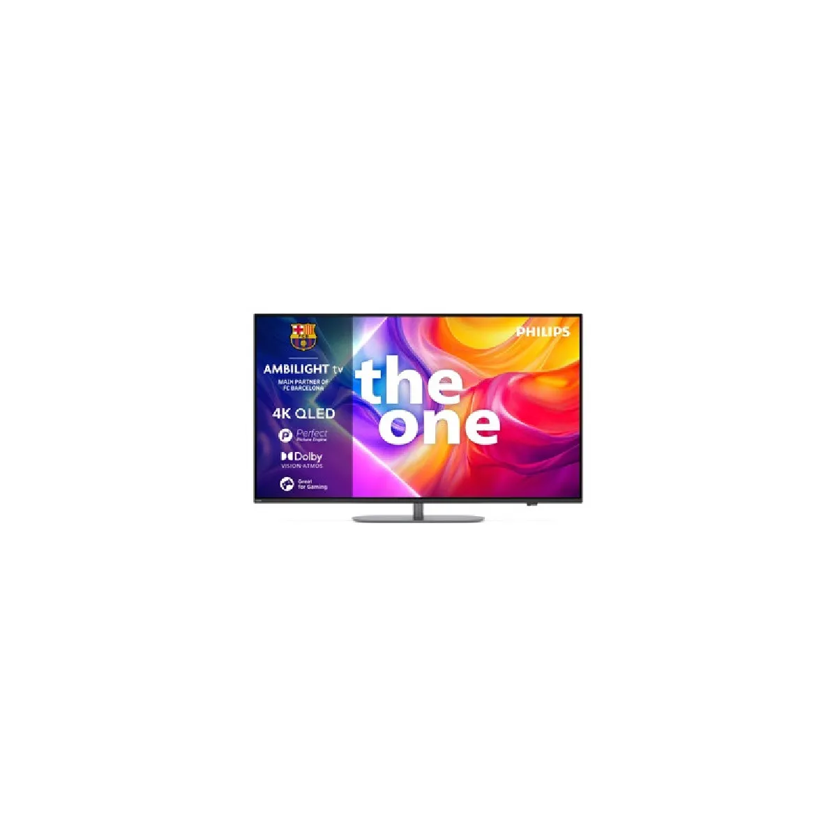 TV QLED Philips The One 55PUS9050 139 cm 4K UHD Ambilight 2025 métal - vue 8