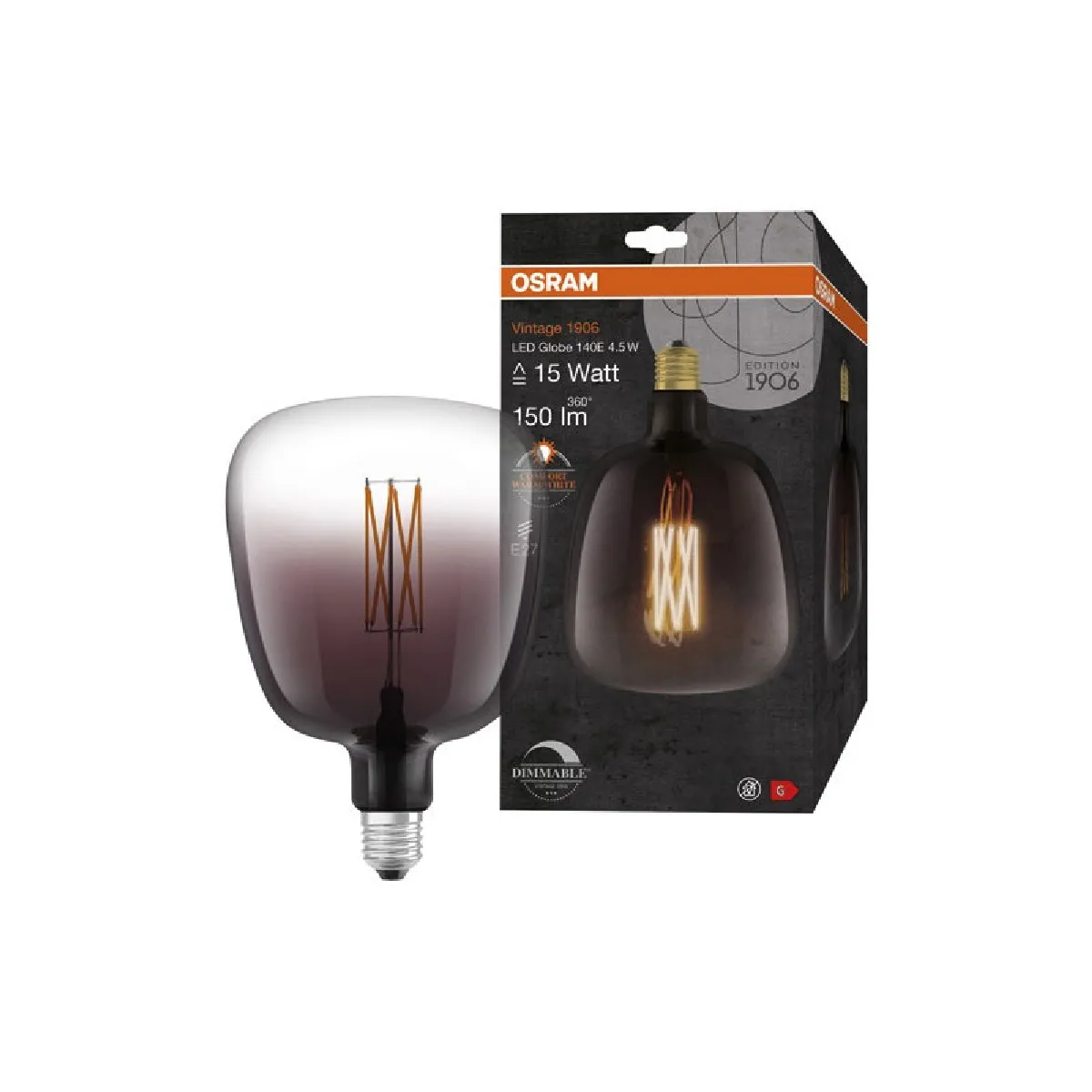 Osram Ampoule Led Vintage Globe E27