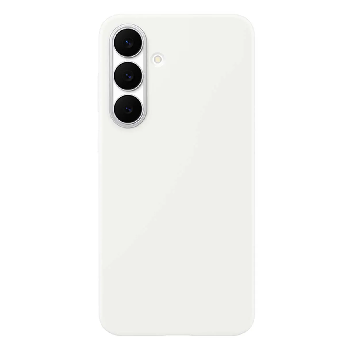 Samsung Coque pour Galaxy S25 FE en Silicone Ultra Fin Élégant Blanc