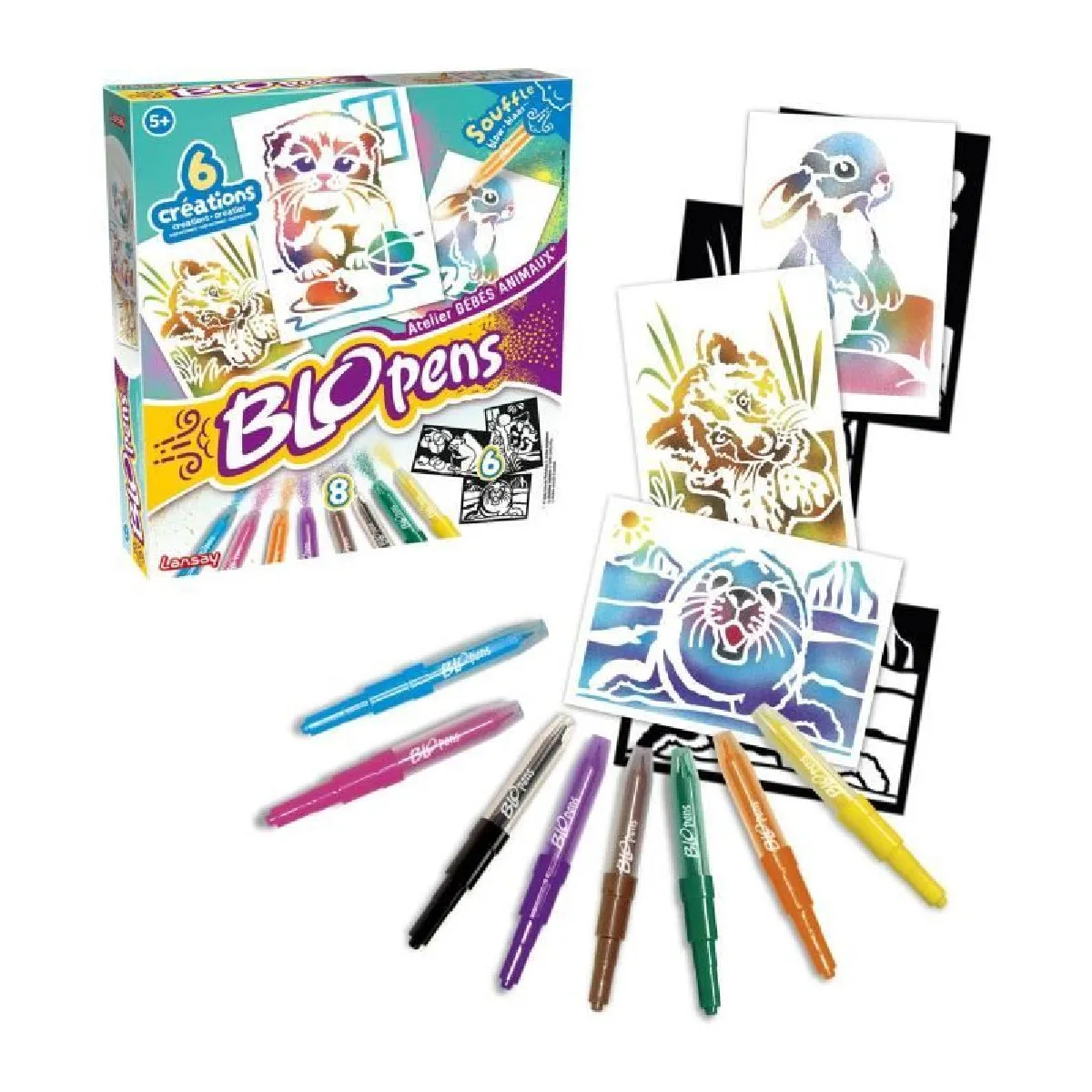 Lansay - Atelier de dessin bébé animaux - Kit de création pour enfants - Image 3