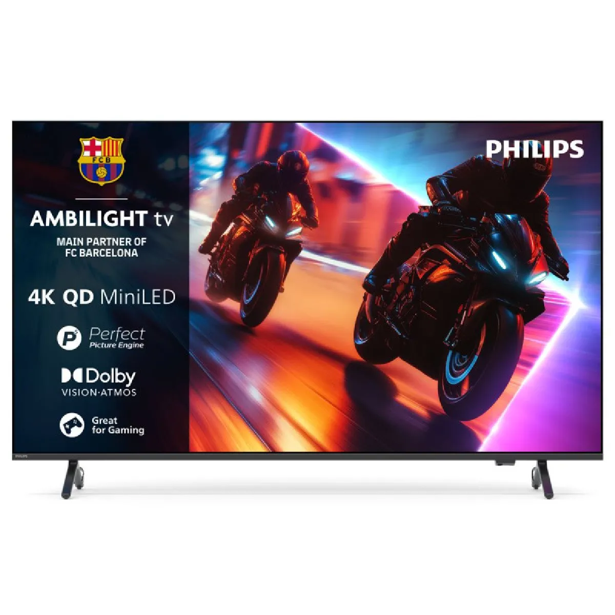 75MLED910 189cm 4K UHD QLED Ambilight VRR 144Hz Smart OS Titan 2025 - vue 7