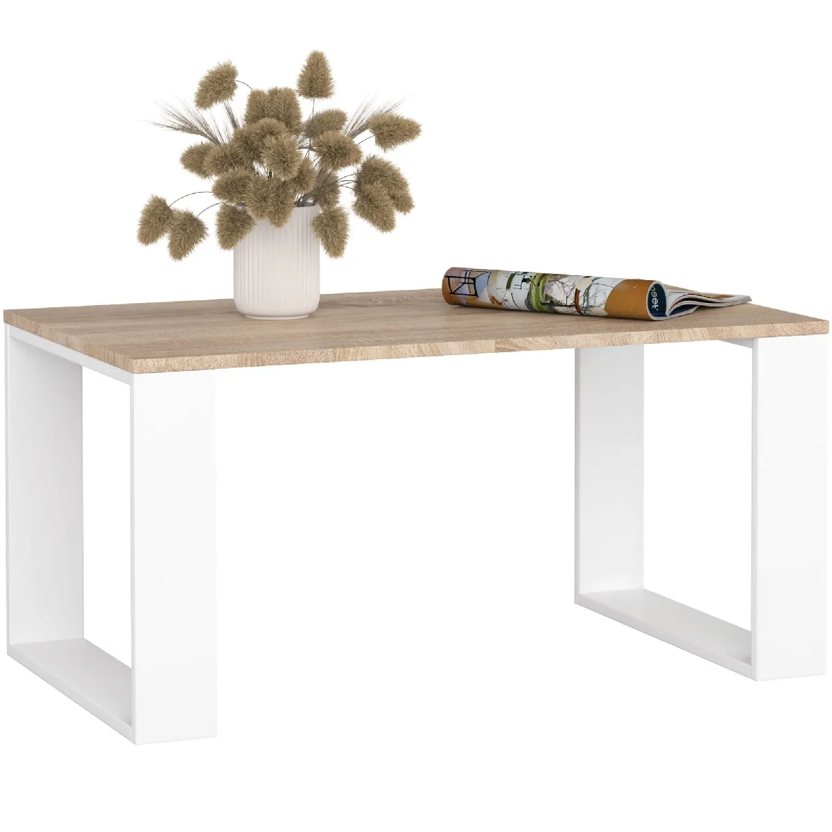 Meilleurs prix pour Akord Table Basse Nox Chêne Sonoma/Blanc 92X53X45