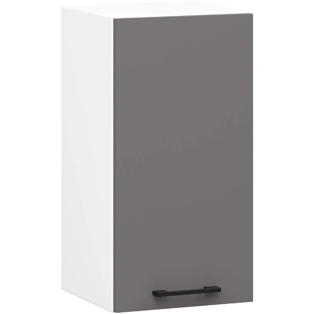 Akord Meuble haut de cuisine Oliwia - Blanc/Gris graphite
