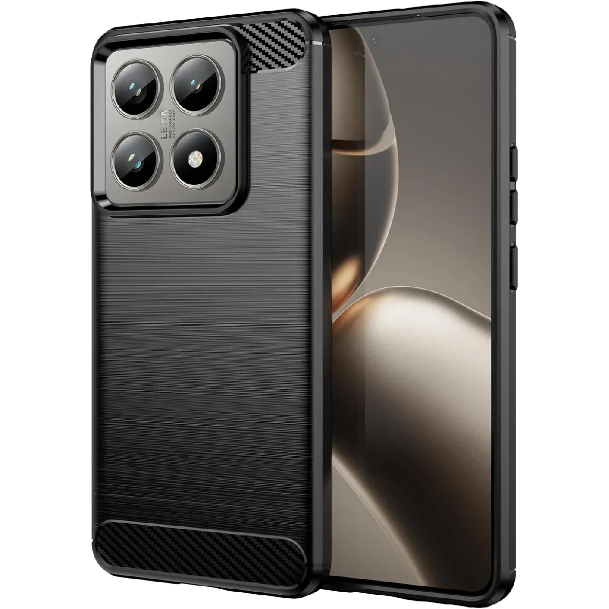 Xeptio Noir Coque Xiaomi 15T / 15T Pro 5G
