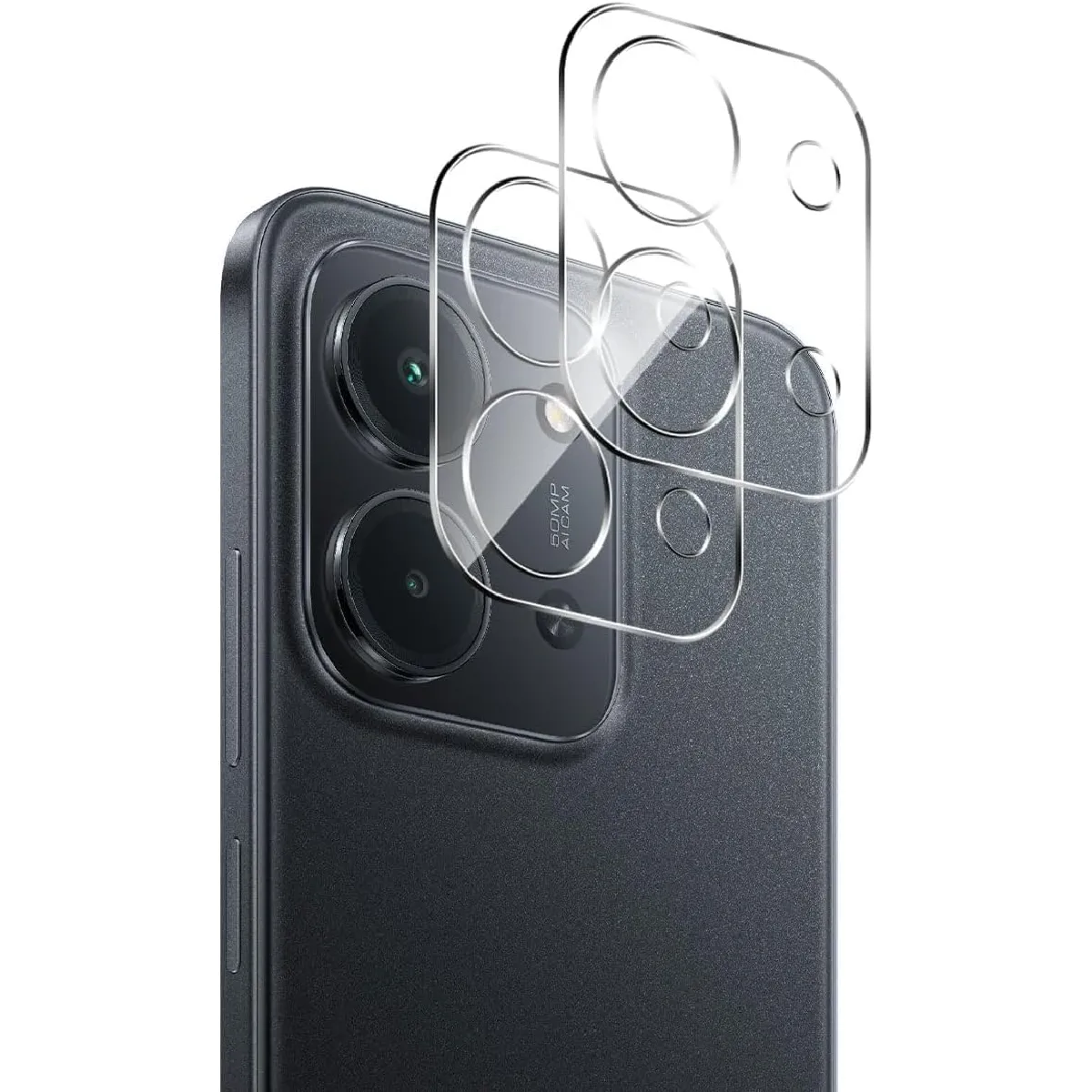 Xeptio Film En Verre Trempé Protecteur De Lentille Arrière De L'objectif Appareil Photo / Caméra Pour Xiaomi Redmi 15C 4G