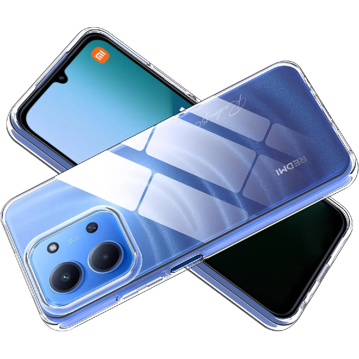 Xeptio Coque En Polyuréthane Xiaomi Redmi 15C 5G - Transparent