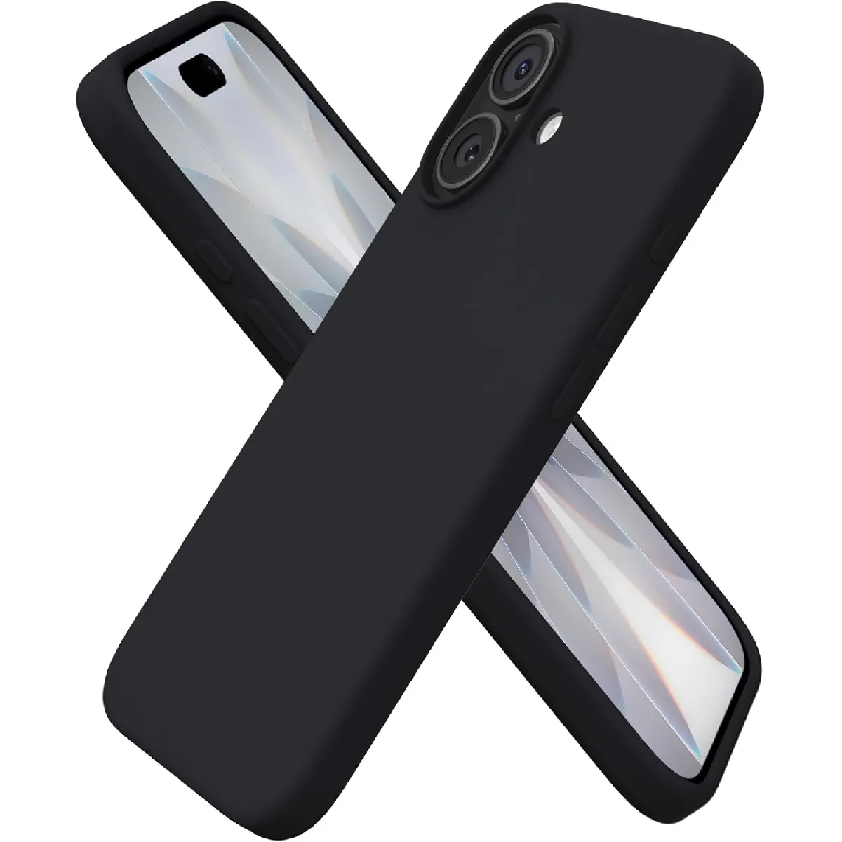 Xeptio Noir Coque Souple Apple Iphone 17 5G