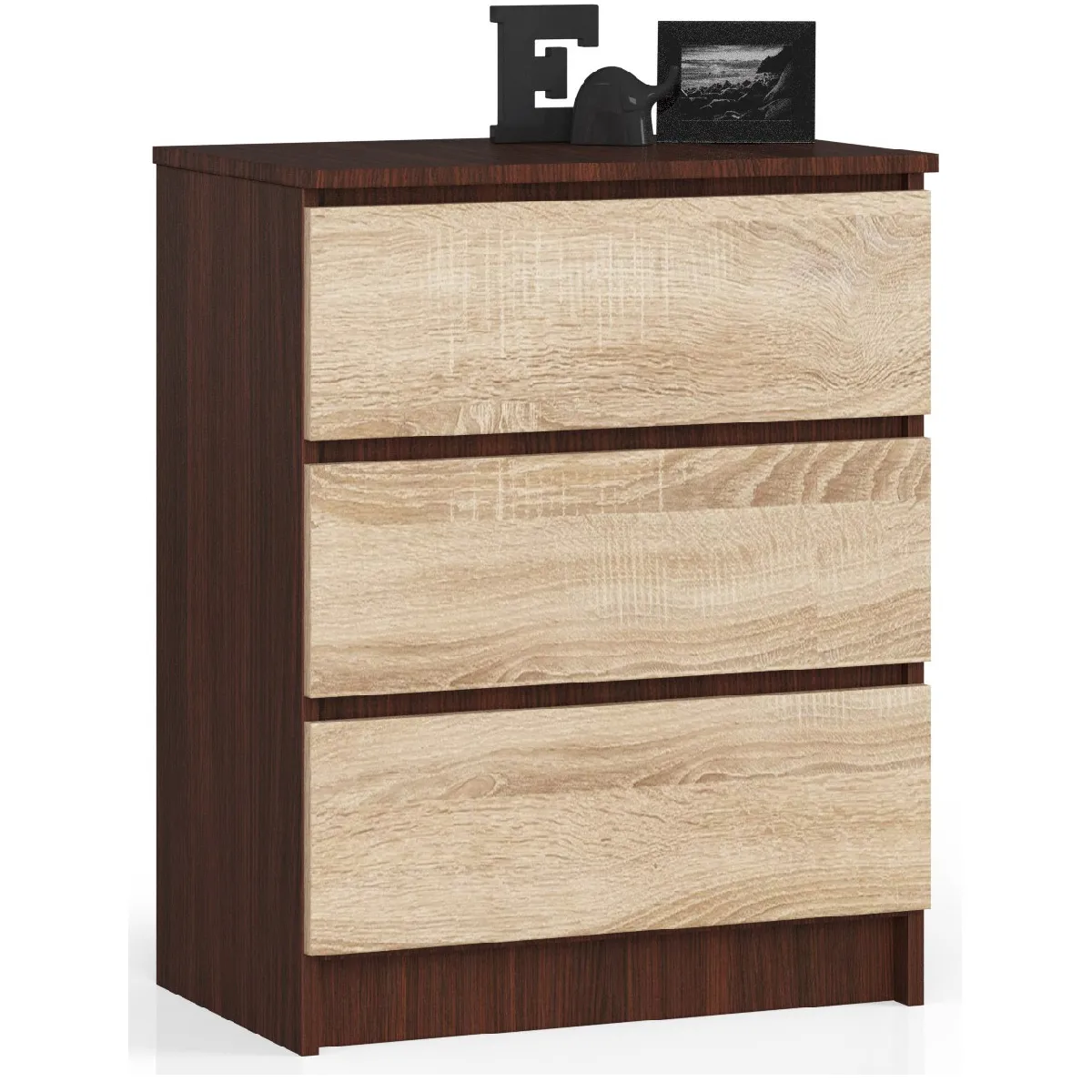 Akord Commode 3 tiroirs - Wengé
