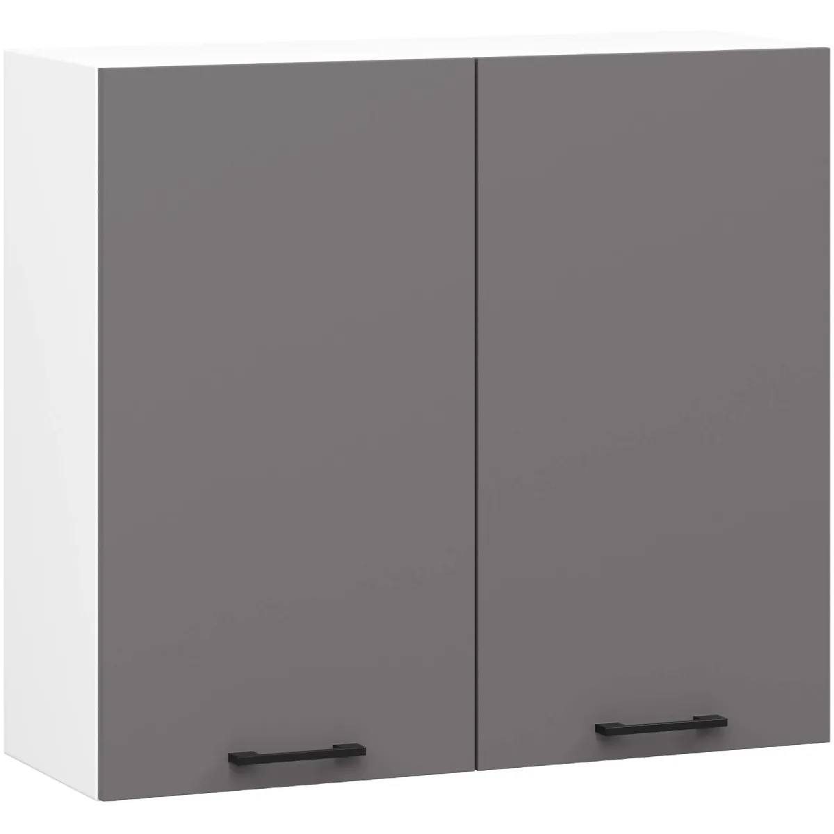 Akord Meuble haut de cuisine 2 portes - Blanc mat