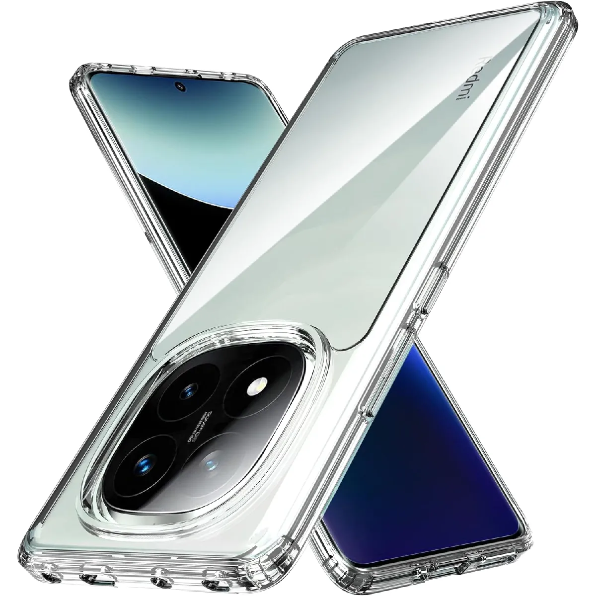 Coque de protection pour Xiaomi Redmi Note 14 Pro Plus 5G / Redmi Note 14 Pro+ 5G Souple Transparente Bumper en Gel TPU Invisible XEPTIO