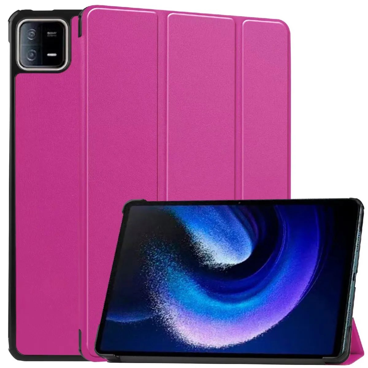 Xeptio Rose Étui Tablette Smartcover Pour Xiaomi Pad 7 - 11,2 Pouces
