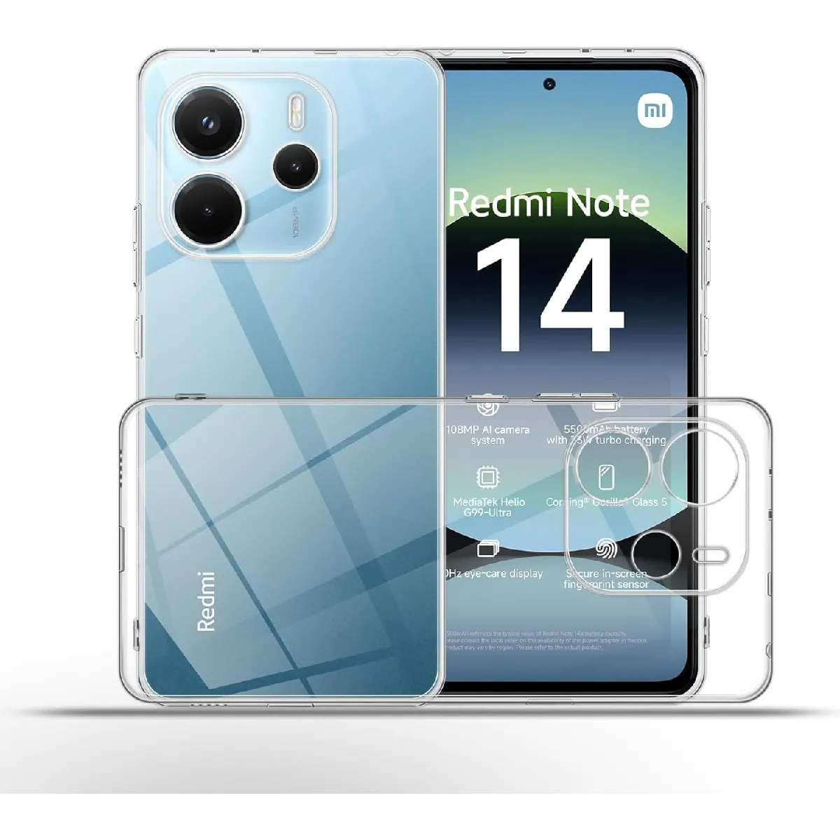 Xeptio Bumper En Gel Tpu Xiaomi Redmi Note 14 4G