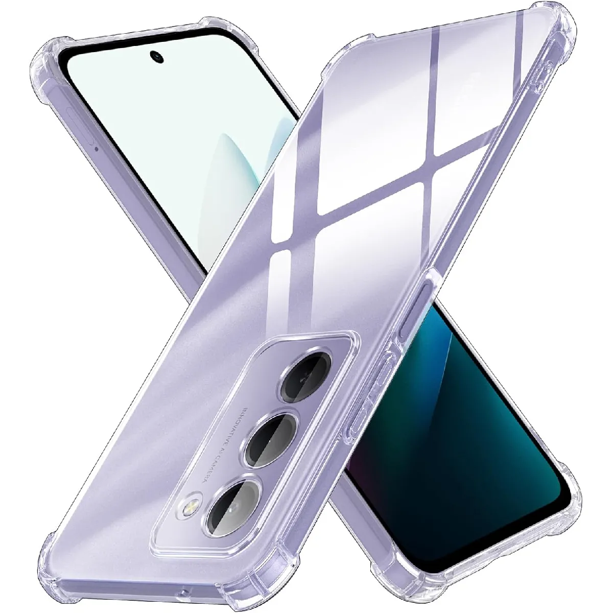 Xeptio Coque À Bords Renforcés Xiaomi Redmi 15 5G - Transparent