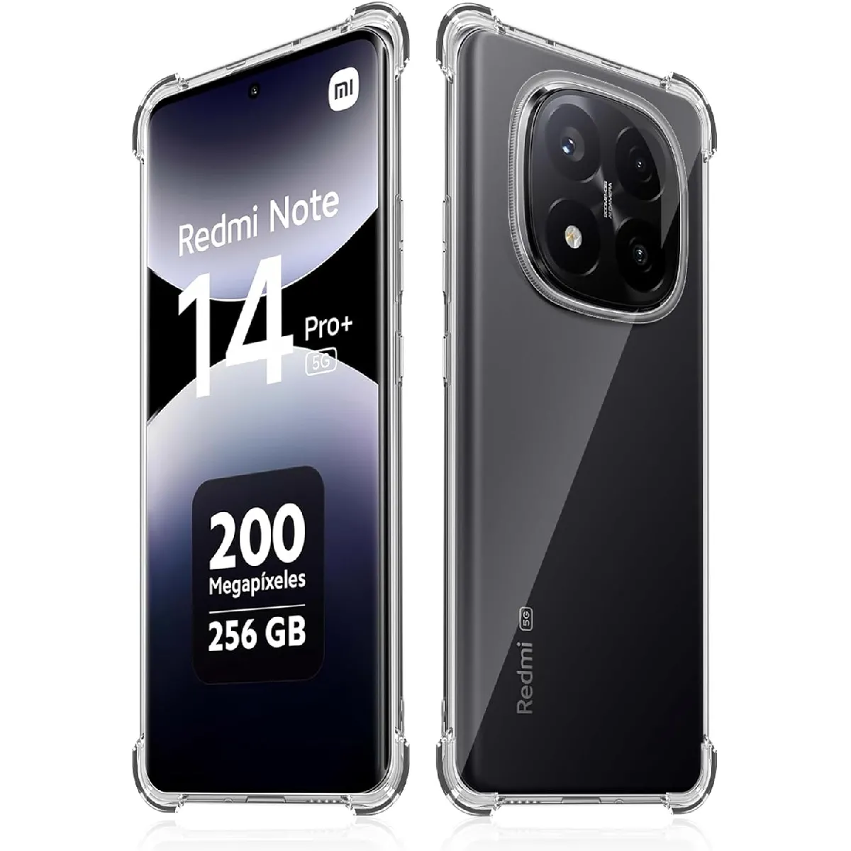 Xeptio Coque Souple Xiaomi Redmi Note 14 Pro Plus 5G - Transparent