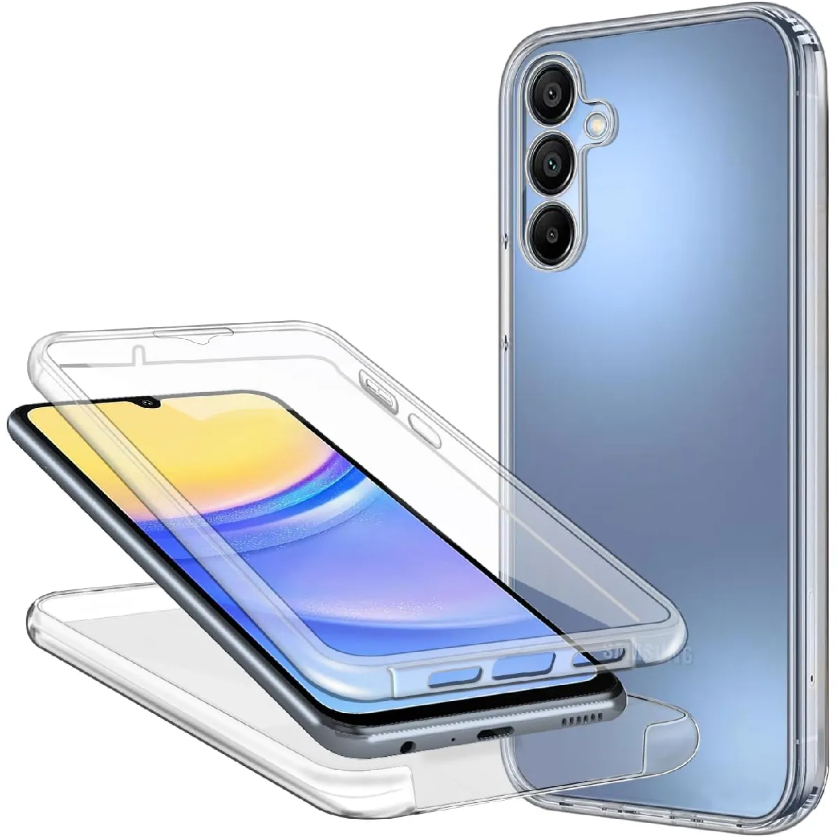 Xeptio Coque Intégrale Xiaomi Redmi 15 5G - Transparente