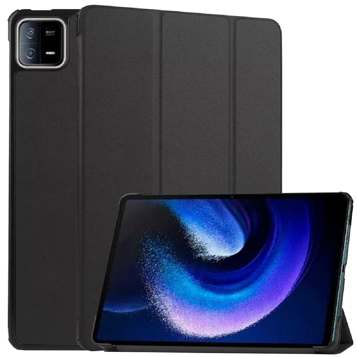 Xeptio Noir Housse Smart Cover Pour Xiaomi Pad 7 - 11,2 Pouces