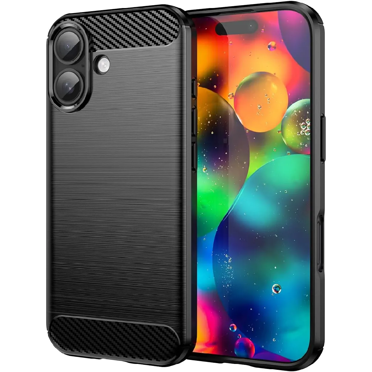 Xeptio Noir Coque Souple Antichoc Apple Iphone 17 5G