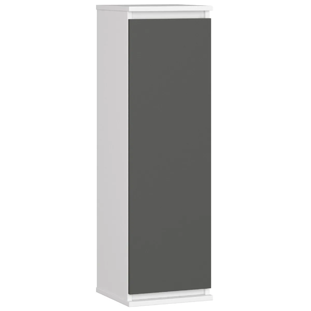 Akord Armoire murale vitrine - Blanc