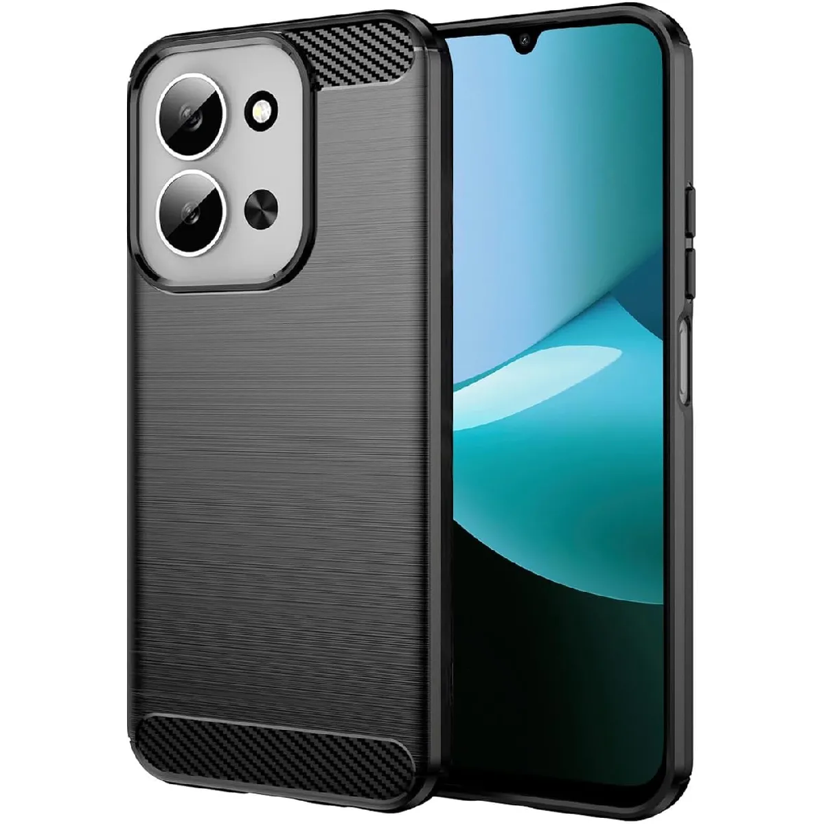 Xeptio Noir Coque Xiaomi Redmi 15C 5G