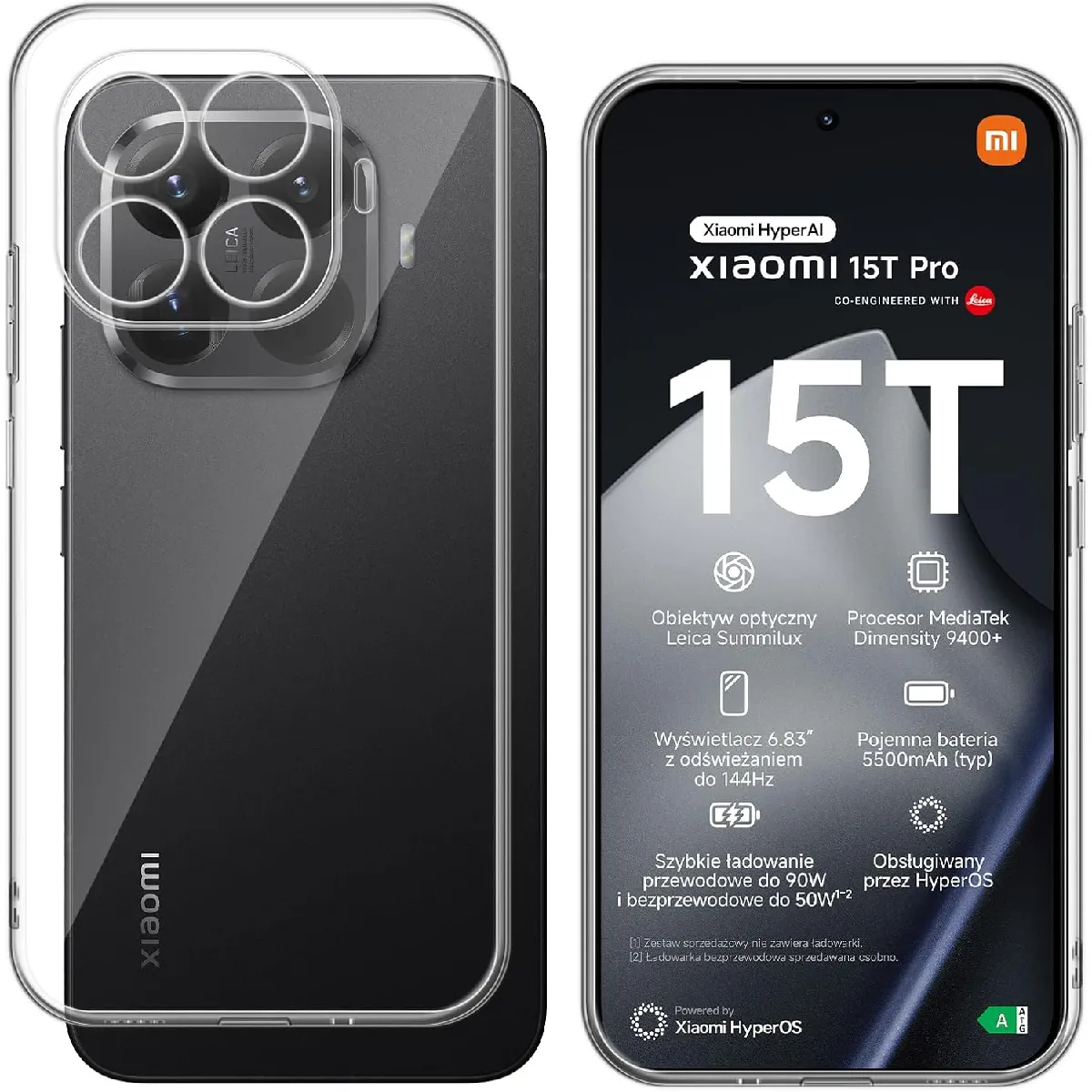 Xeptio Coque Xiaomi 15T / 15T Pro 5G - Transparente