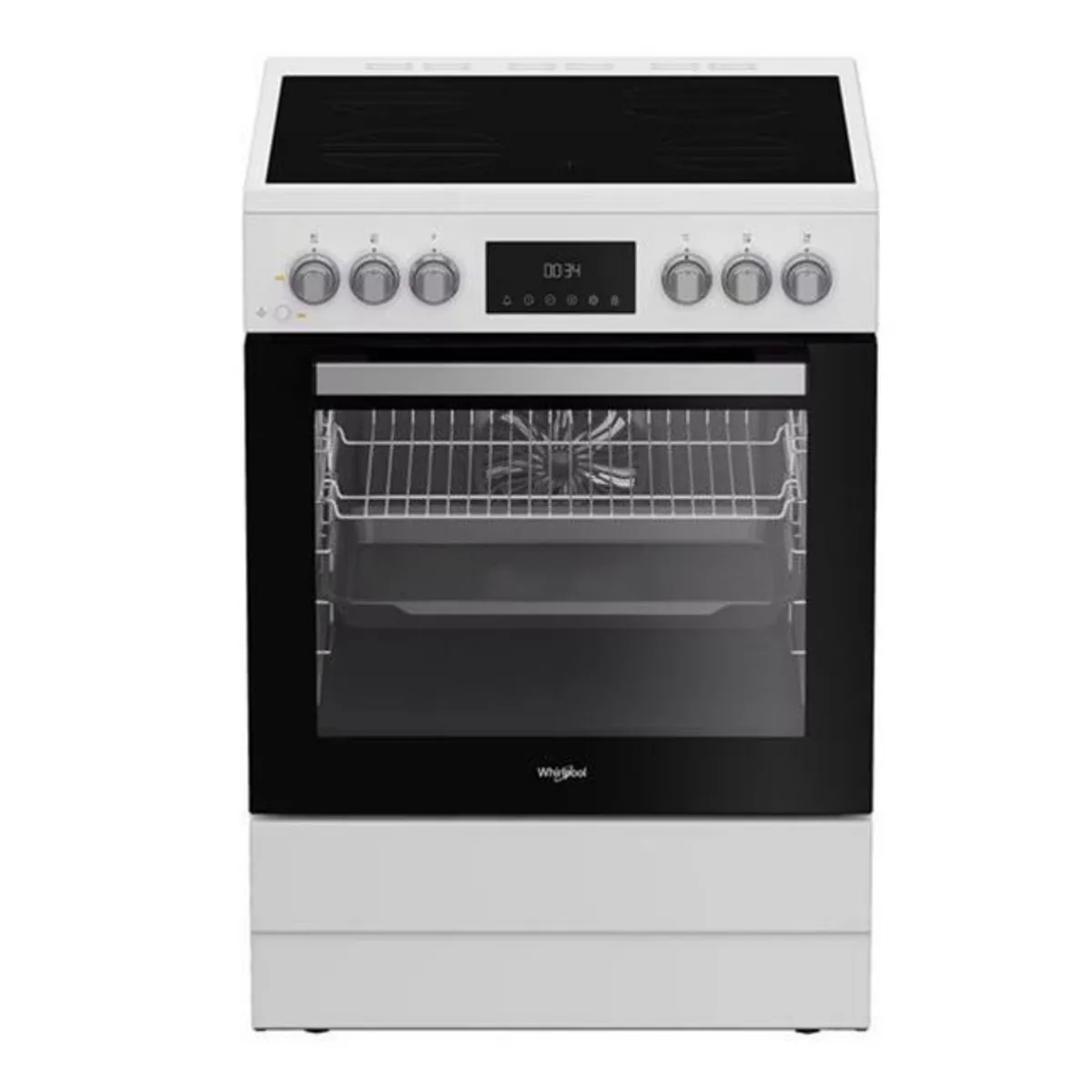 Whirlpool Cuisinière vitrocéramique 4 feux W6V8LCSW - vue 3