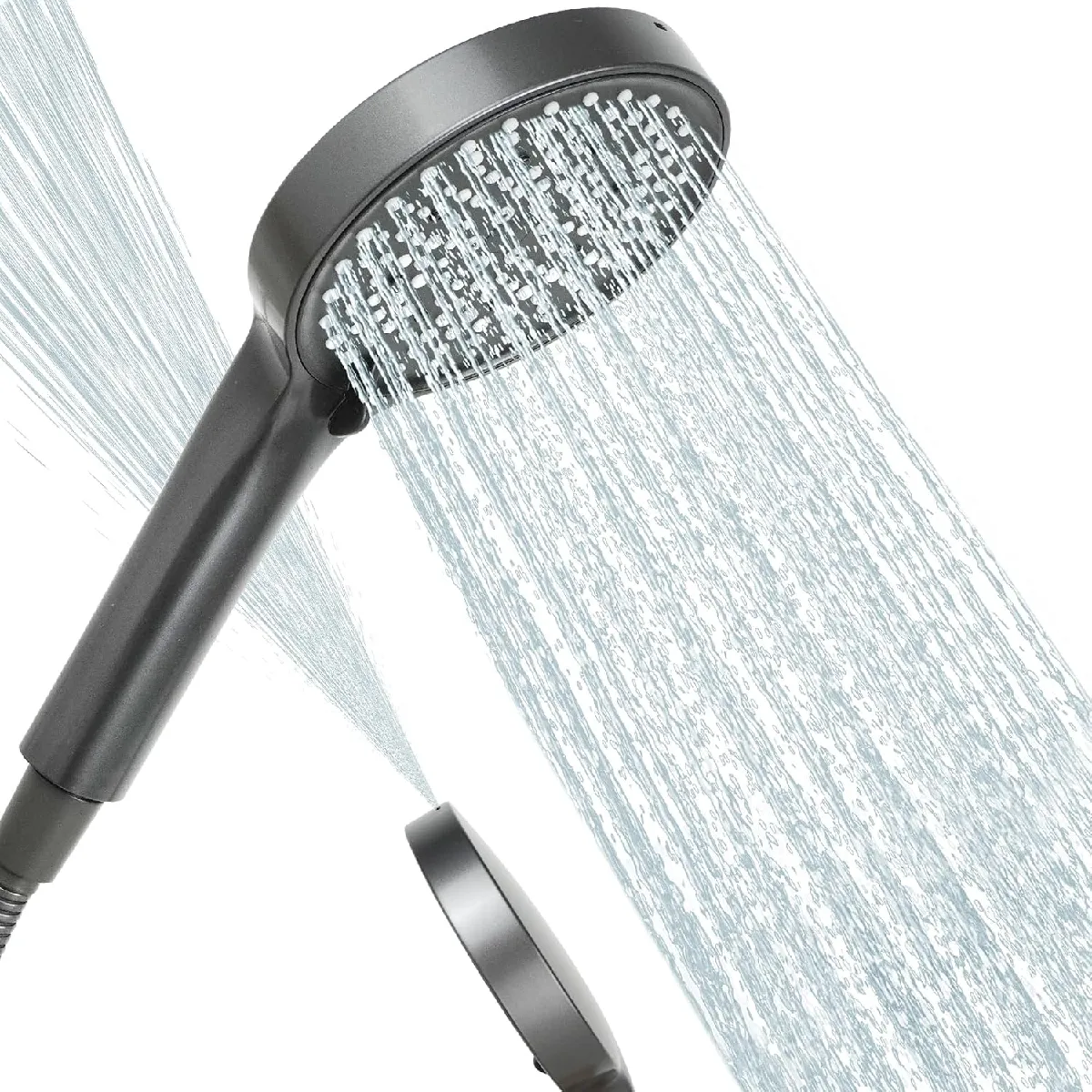 Vendos85 Gris Pommeau De Douche Mural 6 Jets Haute Pression