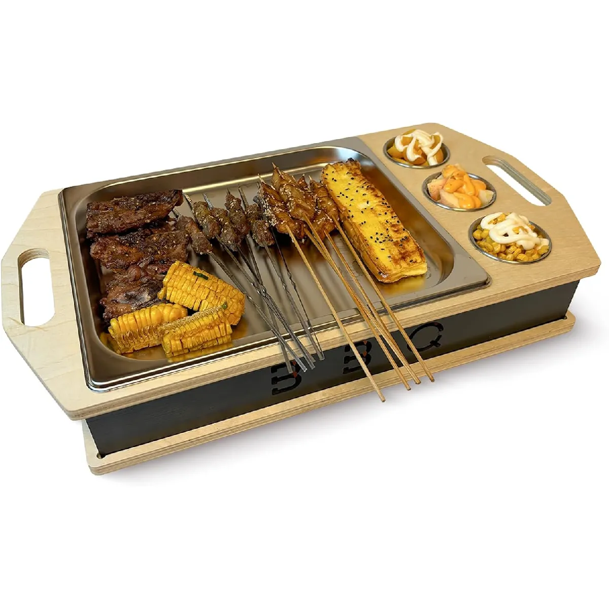 Chafing dish buffet inox – Maintien au chaud, grande capacité