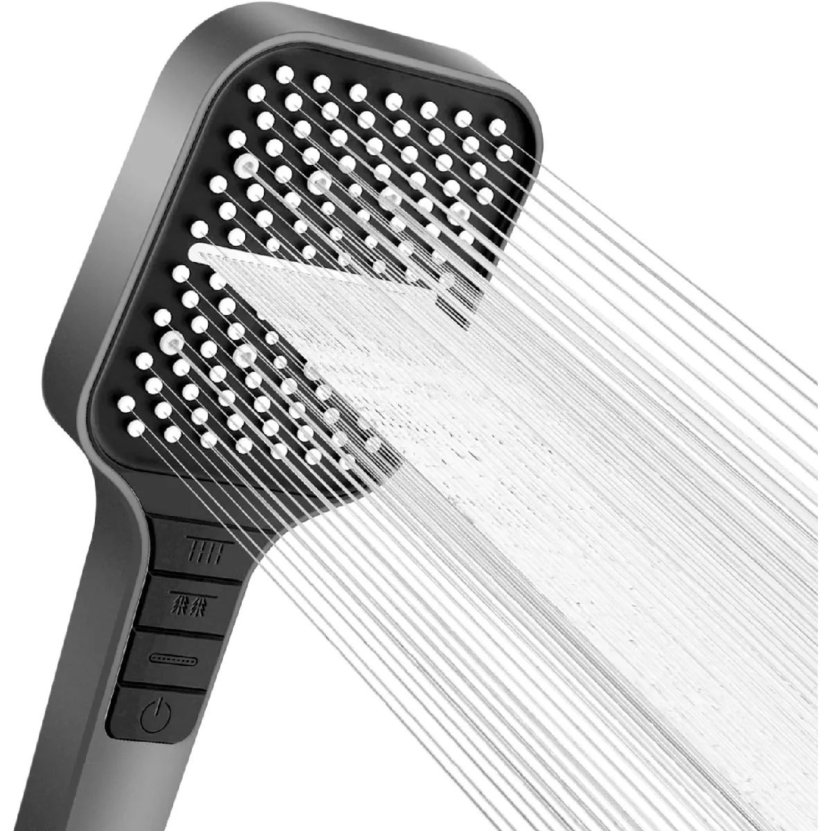 Vendos85 Gris Pommeau De Douche 7 Modes Haute Pression - Image 2