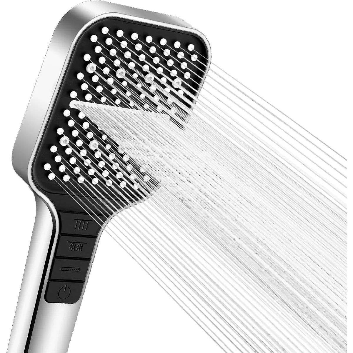 Vendos85 Argent Pommeau De Douche 7 Modes Haute Pression - Image 2