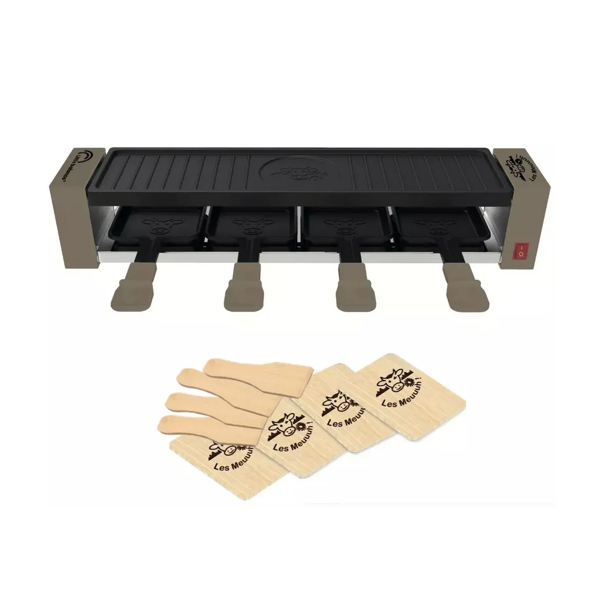 LITTLE BALANCE Appareil &agrave; raclette 4 personnes 800w - 8944 - 
