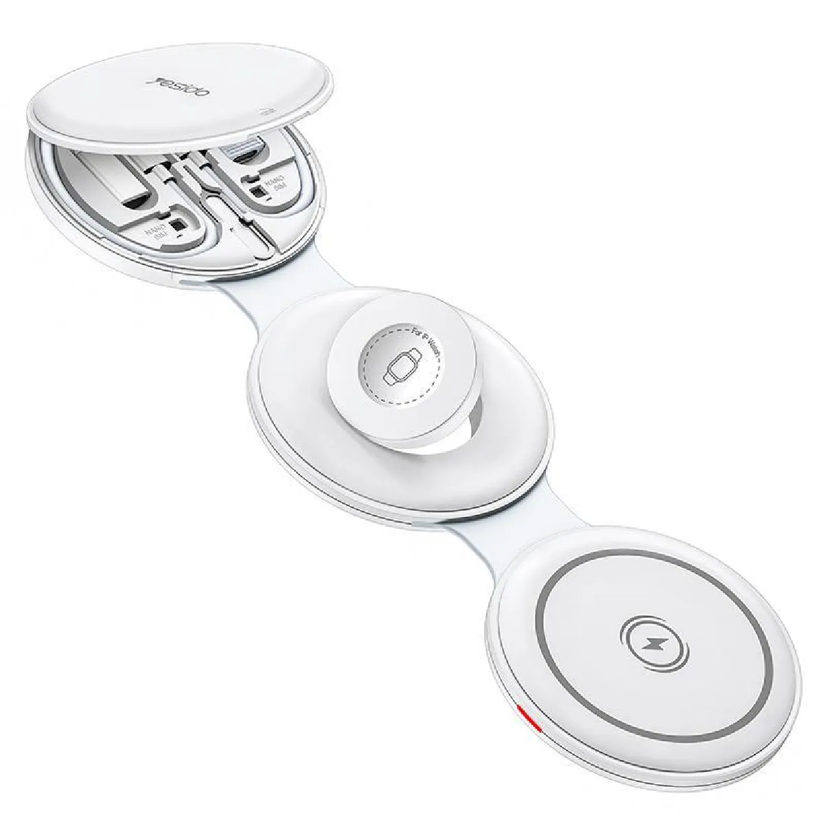 Yonis Station De Charge Sans Fil Pliable 5-En-1 - 18 W